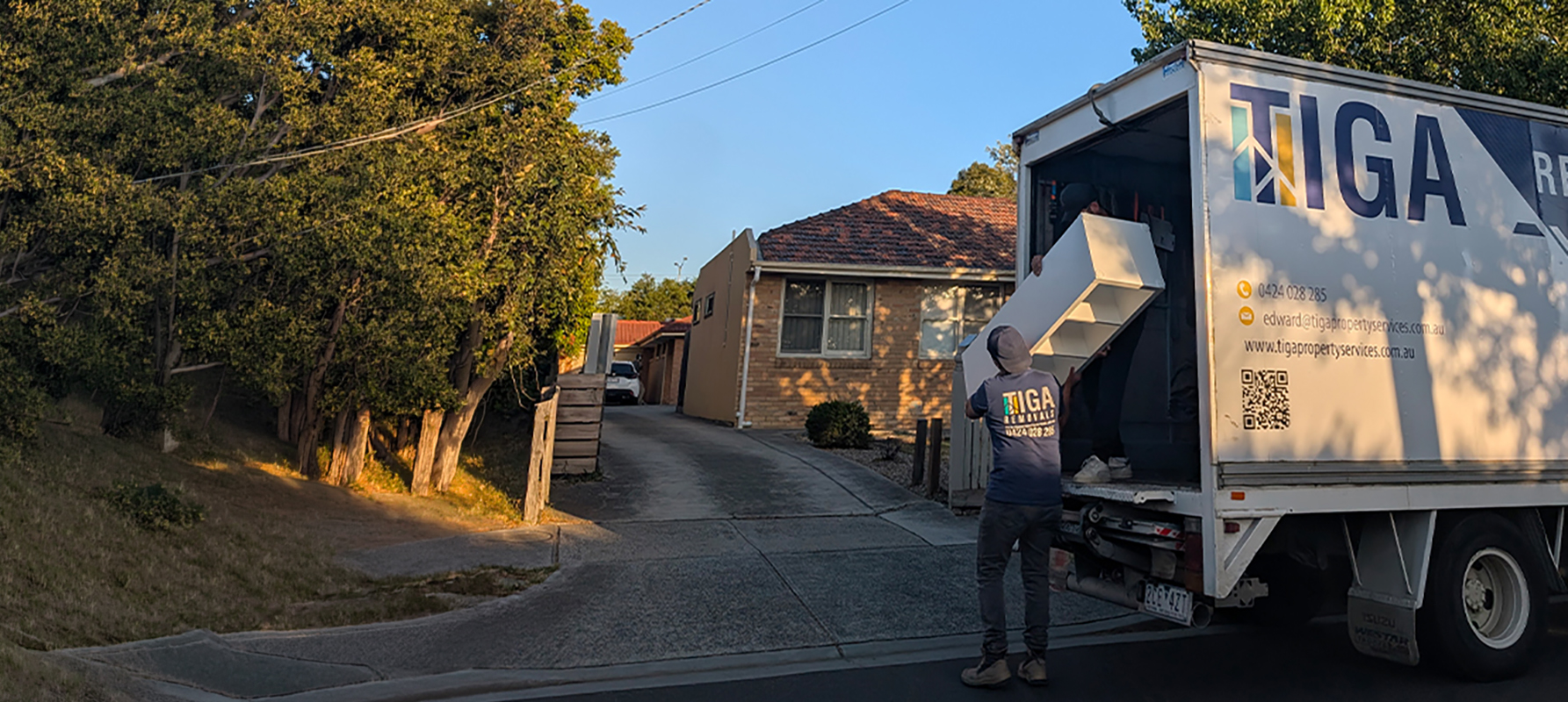 TIGA removals trucks in Melbourne